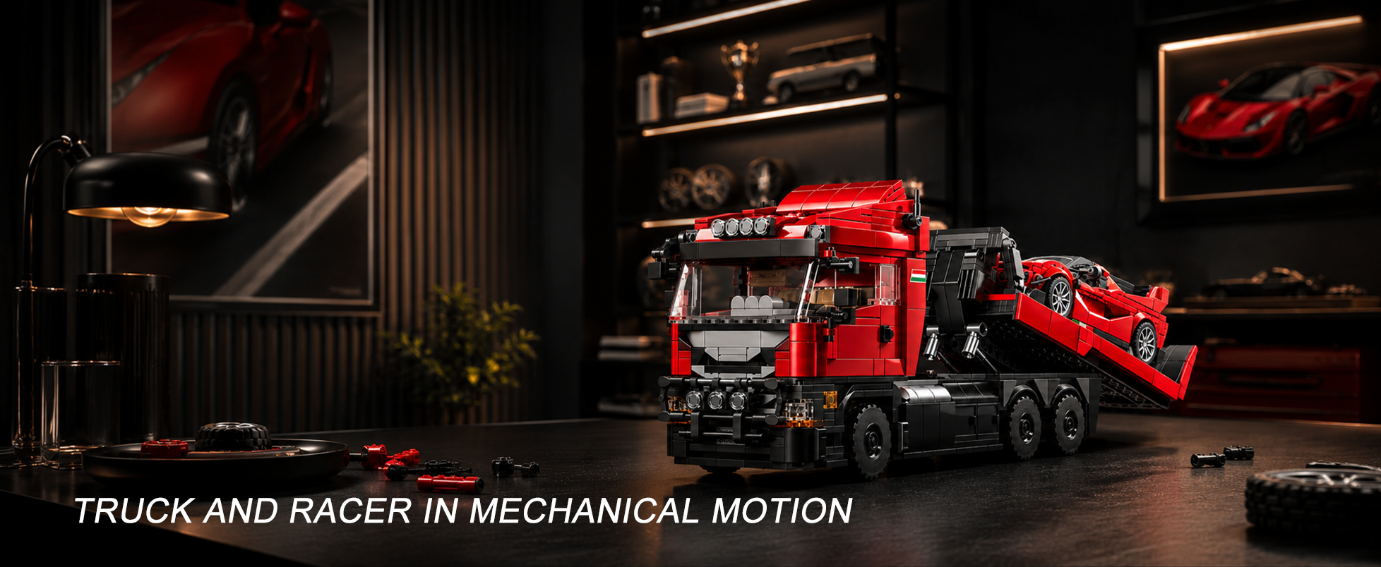 Ferrari transporter building set